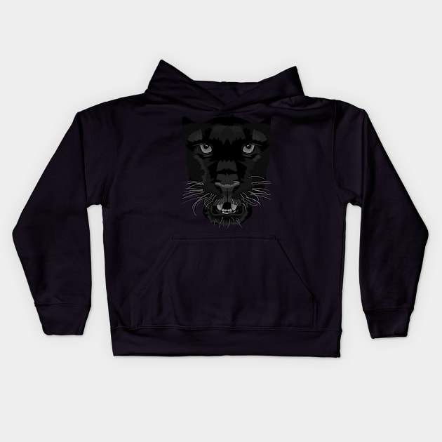 Black Panther Kids Hoodie by BOEC Gear